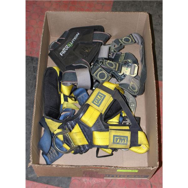 BOX WITH MILLER REVOLUTION FALL PRO HARNESS