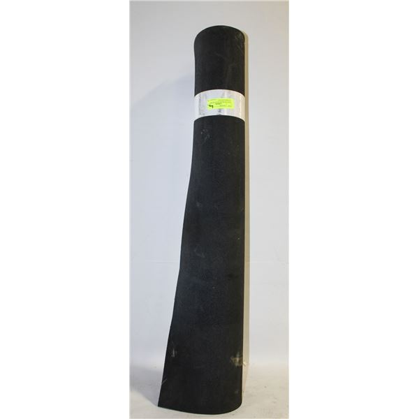 ROLL OF HEAVY DUTY BLACK RUBBER MATTING