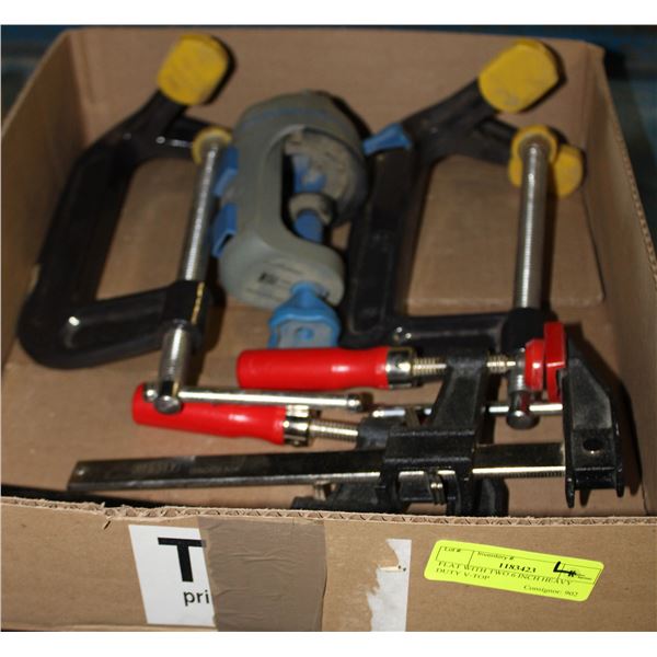 FLAT WITH TWO 6 INCH HEAVY DUTY V-TOP