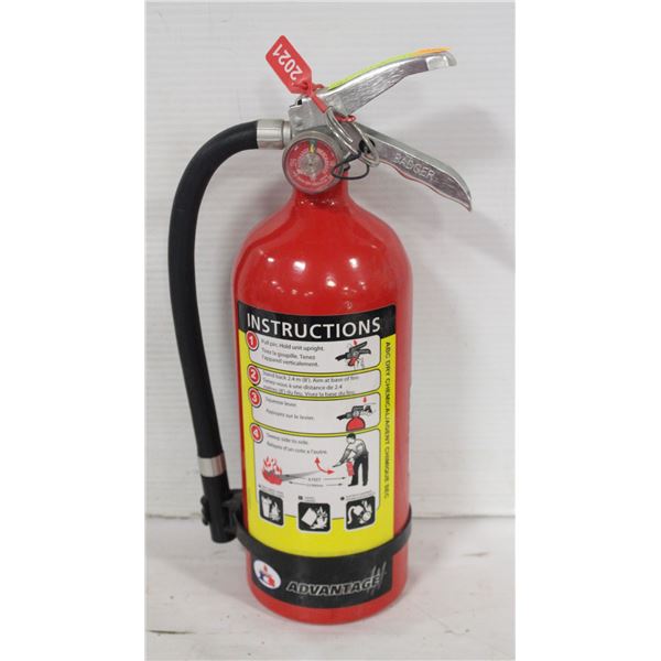 FULLY CHARGED & CERTIFIED FIRE EXTINGUISHER