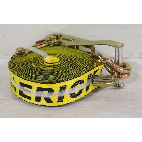 NEW 2" X 27' 10000 LB ERICKSON RATCHET STRAP