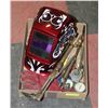Image 1 : FLAT WITH ASSORTMENT OF WELDER'S TOOLS AND