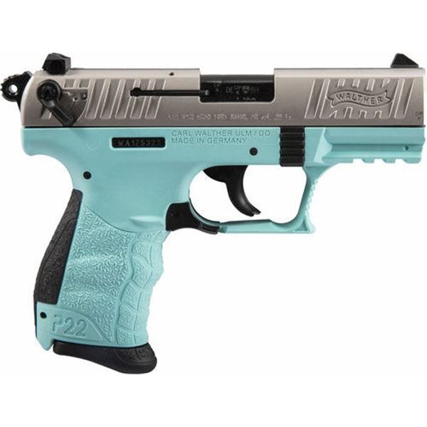 WALTHER P22 22LR 10-SHOT ANGEL BLUE