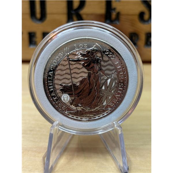 Lot 6-1) 1 oz Britannia 2023 silver