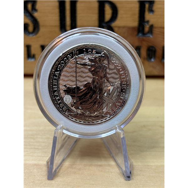 Lot 23-1) 1 oz Britannia 2023 silver