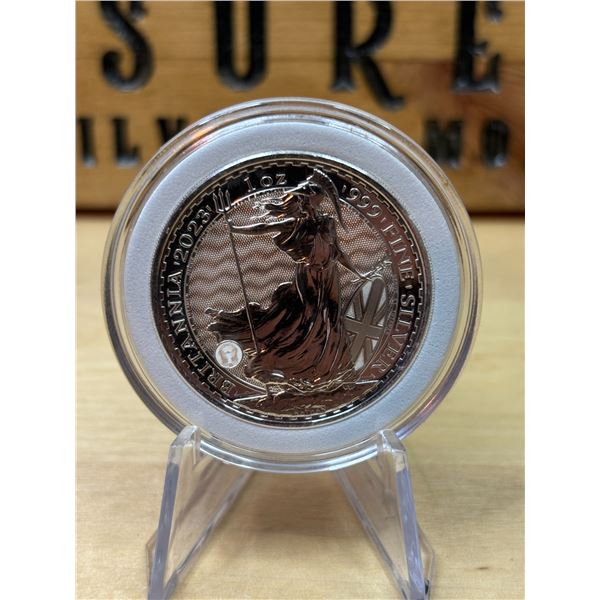 Lot 36-1) 1 oz Britannia 2023 silver