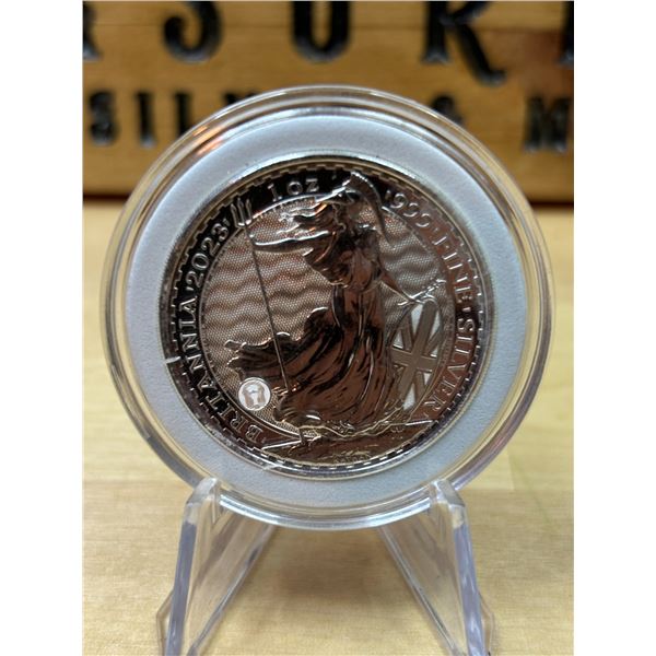 Lot 41-1) 1 oz Britannia 2023 silver