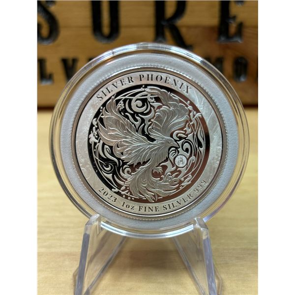Lot 45-1) 1 oz Niue Phoenix silver coin 2023