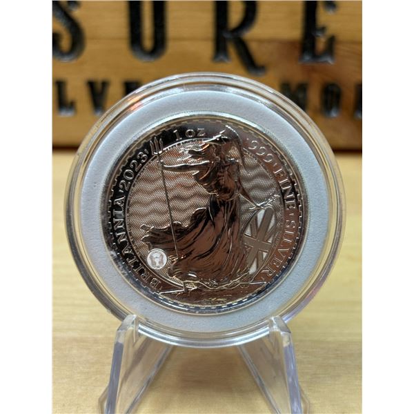 Lot 48-1) 1 oz Britannia 2023 silver