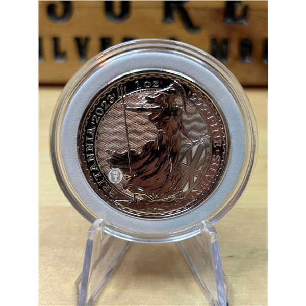 Lot 59-1) 1 oz Britannia 2023 silver