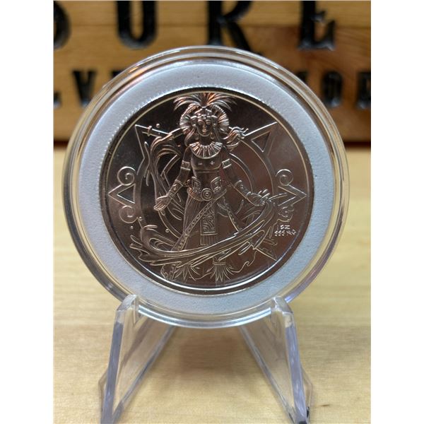 Lot 81-1) 1 oz Aztec Chalchiuhtlicue silver