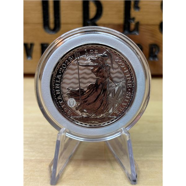Lot 98-1) 1 oz Britannia 2023 silver
