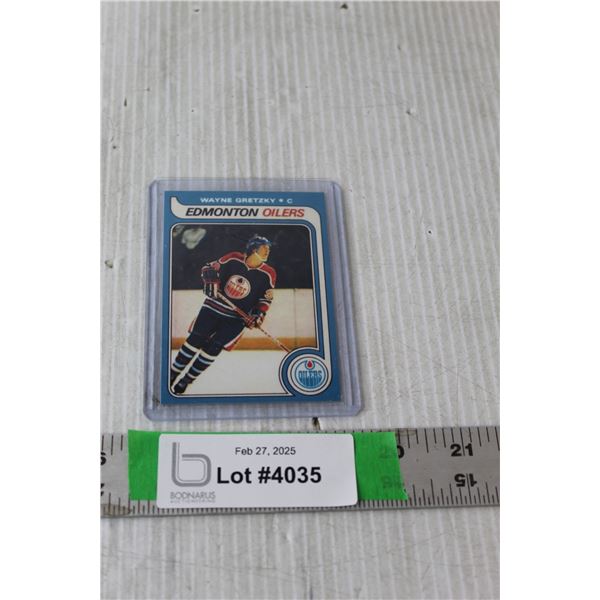 ^Wayne Gretzky Edmonton Oilers Card 1979 - Cannot Guarantee Authenticity