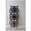 Image 1 : Cast Iron Wall Art 19" Long