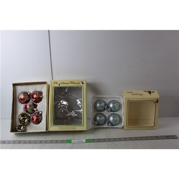 (2) Sets of Christmas Tree Balls- As Is