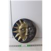 Image 1 : Sun & Moon Painted Wall Art 11.5"