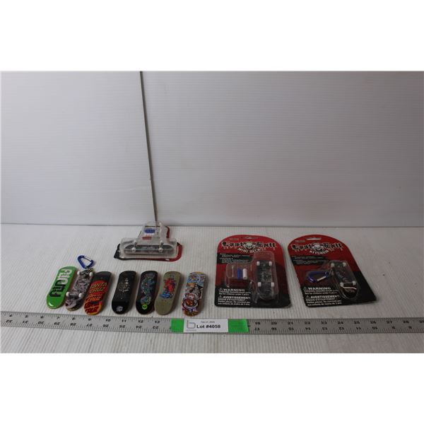 (10) Finger Skateboards with Repair Kits