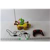 Image 1 : Mario Kart Yoshi Carrera RC Car 10.5" Long, Remote & Cords- As Is