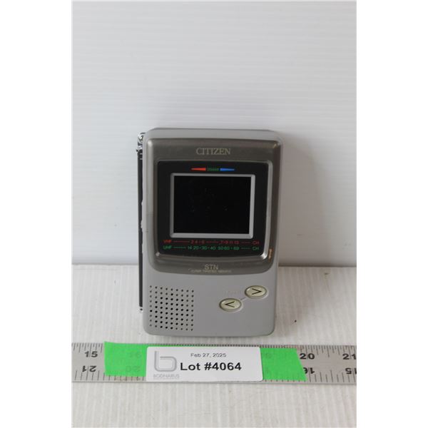 Citizen STN TV with Screen- Powers On