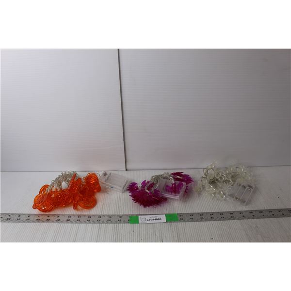 (3) Strands of Halloween Lights- Untested