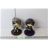 Image 1 : (2) Nitro plus Hobibox Anime Vinyl Figurines Up to 6" Tall