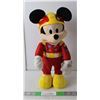 Image 1 : Battery Operated Mickey Mouse Racing Figurine 14.5" Tall- As Is
