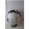 Image 2 : Black & White World Globe 14.5" Tall