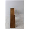 Image 2 : Tri pointed Wood Shelf Storage 17.5" Long x 9.5" Tall