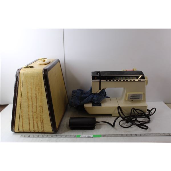 Vintage Singer Athena 2000 Sewing Machine with Pedal & Case- Powers On WILL NOT SHIP