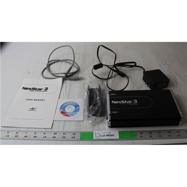 NexStar 3 External Hard Drive Enclosure- Untested