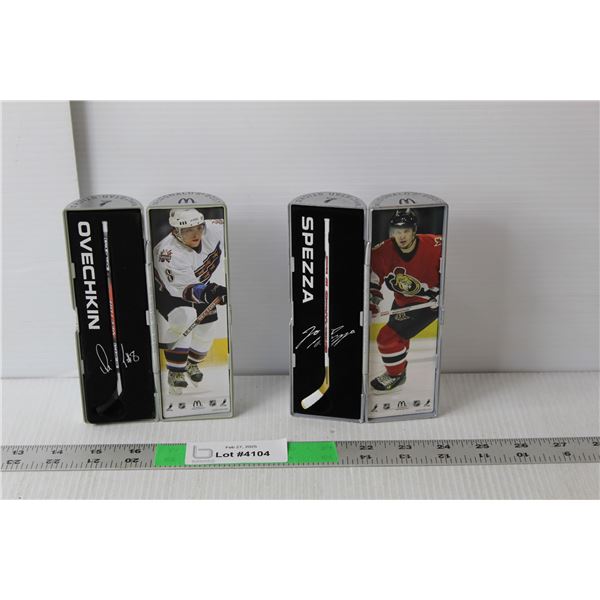 (2) McDonald's 2007 NHL Star Sticks- Ovechkin & Spezza