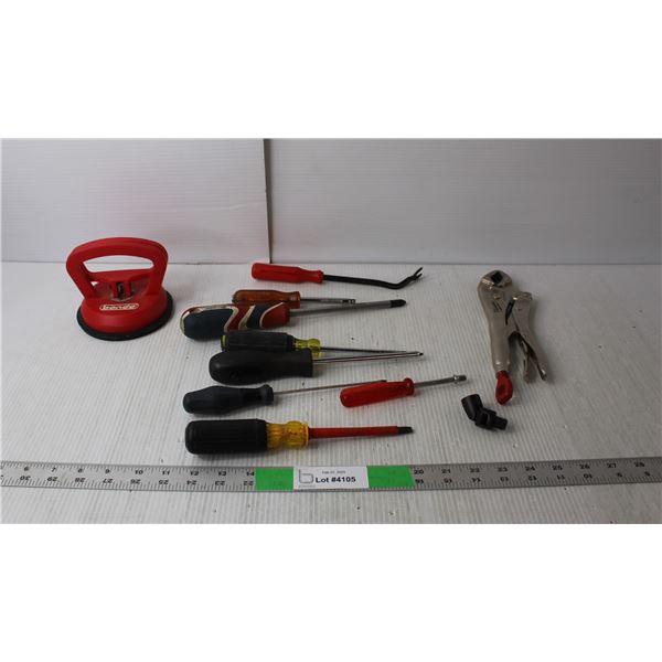 Bondo Dent Puller, Screwdrivers, Vise Grip, Misc.
