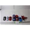 Image 1 : (6) Die Cast Model Cars, Trailer & Engine