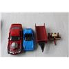 Image 2 : (6) Die Cast Model Cars, Trailer & Engine