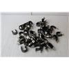 Image 3 : Kraft Jar with (50) 3/4" Rubber Clamps