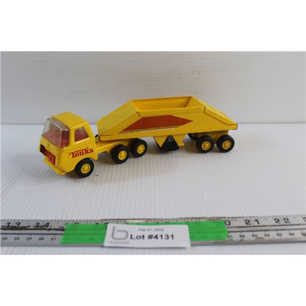 Tonka Die Cast Farming Truck with Trailer Toy - Some Damage