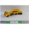 Image 1 : Tonka Die Cast Farming Truck with Trailer Toy - Some Damage