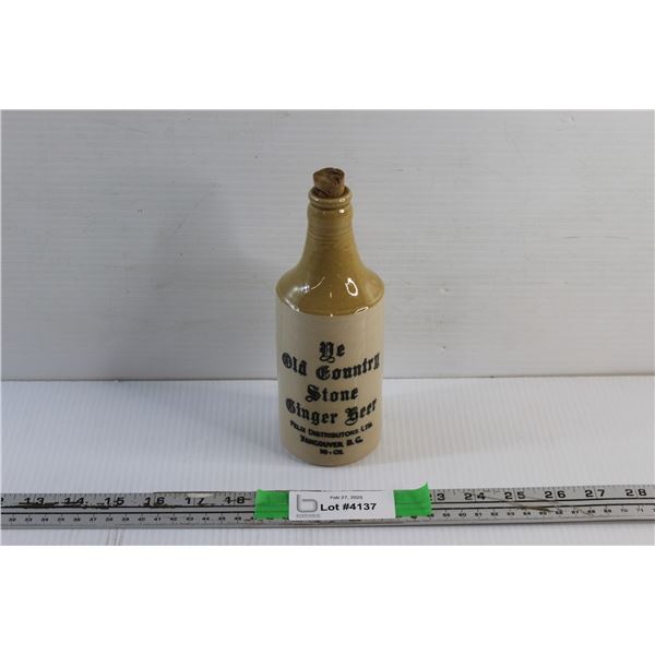 The Old Country Stone Ginger Beer Bottle