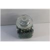 Image 3 : Glass Cookie Jar and Marbles