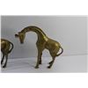 Image 2 : (2) Brass Giraffe Decorations