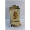 Image 2 : Vintage Wall Mount Metal Match Box