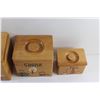 Image 4 : 3 pc Wooden Kitchen Canister Set