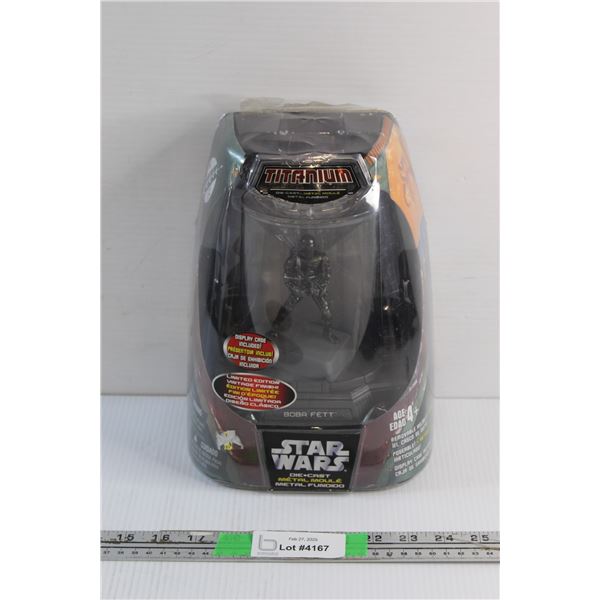 Star Wars Die Cast Titanium Limited Edition Boba Fett Figure