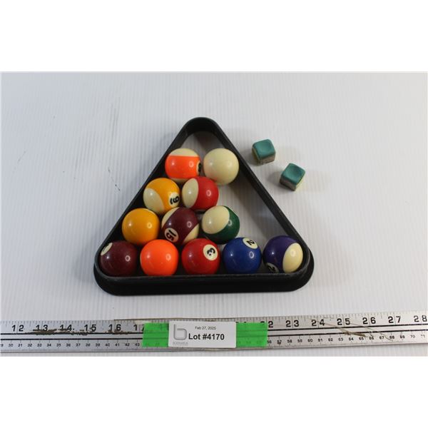 Billiard Balls Set-Not Complete