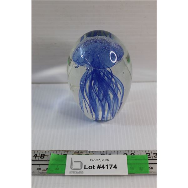 Resin Jelly Fish Paper Weight Decor