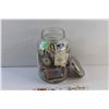 Image 2 : Pickling Jar with Lid and Assorted Vintage Matches