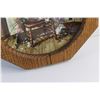 Image 9 : (2) Framed Decorative Wall Hanging Plates - Some Damage and Wooden Lazy Susan
