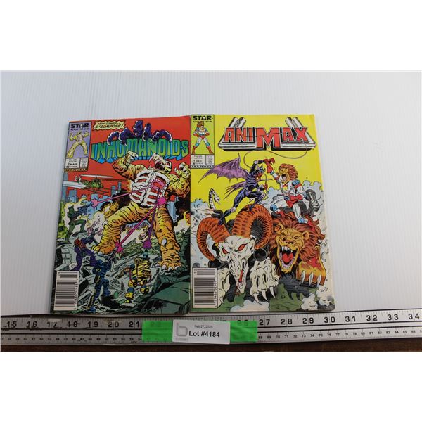 (2) Vintage Inhumanoids and Animax Star Comics