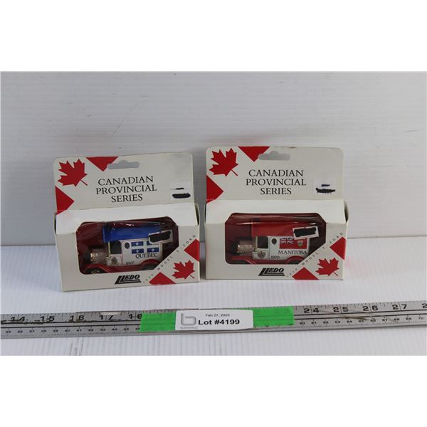 Lledo Canadian Provincial Series - Quebec & Manitoba - 1920 Ford Model T Truck Toys