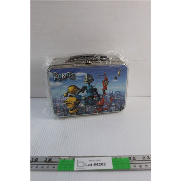 Robots Tin Lunch Box - Sealed